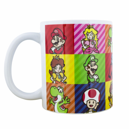 Super Mario Bros. Character Squares 11 oz. Ceramic Mug